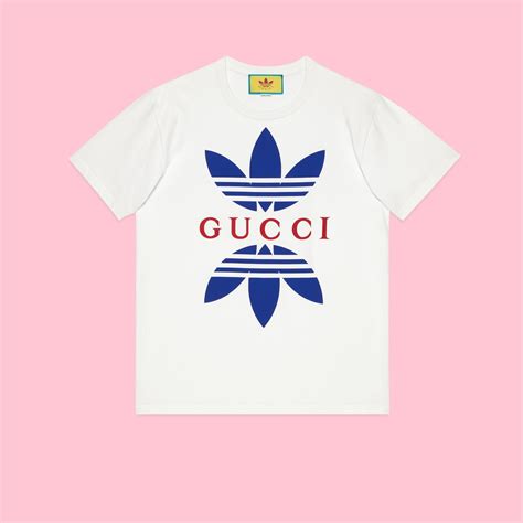 gucci adidas white t shirt|adidas gucci aesthetic.